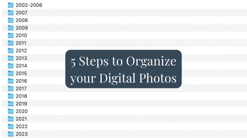 digital photo organizer canton mi